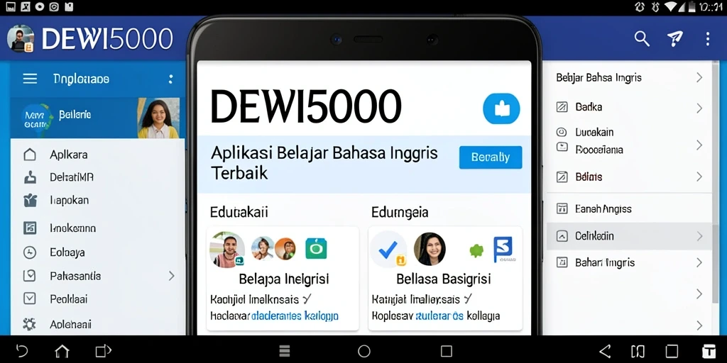 Tampilan antarmuka DEWI5000 yang modern dan user-friendly.
