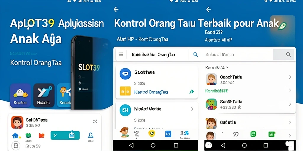 Antarmuka SLOT39 menunjukkan fitur Kontrol Orang Tua yang efektif.